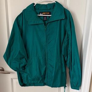 Eddie Bauer EBTEK Green Windbreaker